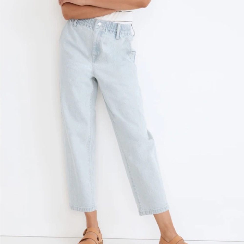 Madewell Light Wash High-Rise Relaxed Jeans